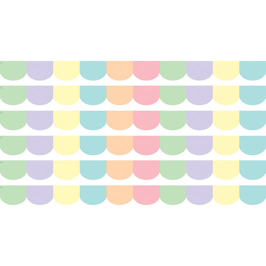 (6 PK) PASTEL POP SCALLOPED BORDER