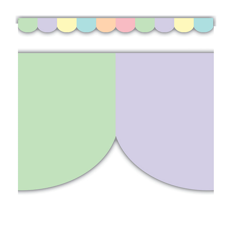 PASTEL POP SCALLOPED BORDER TRIM