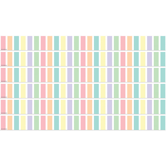 (6 PK) PASTEL POP STRIPES BORDER