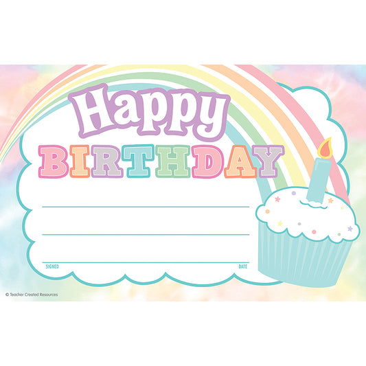 PASTEL POP HAPPY BIRTHDAY AWARDS