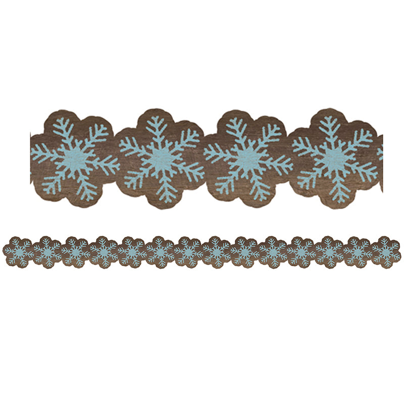 (6 PK) HOME SWEET SNOWFLAKES BORDER