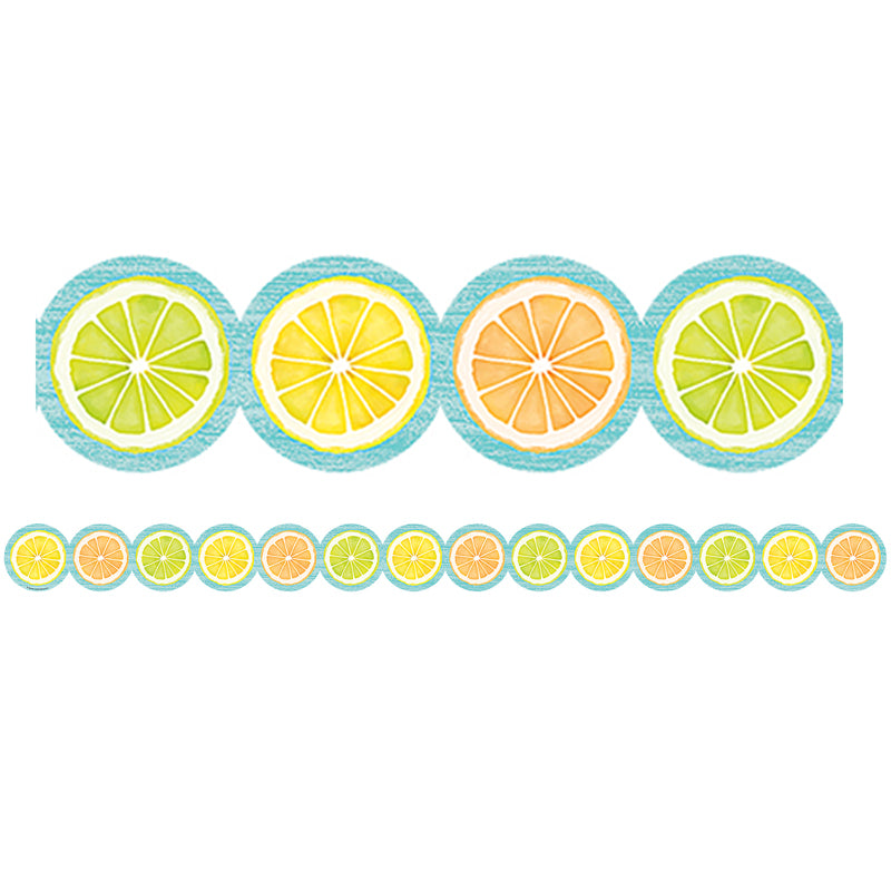 LEMN ZEST CITRUS SLICES BORDER TRIM