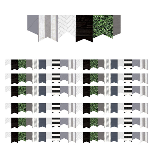 (6 PK) PENNANTS DIE-CUT BORDER