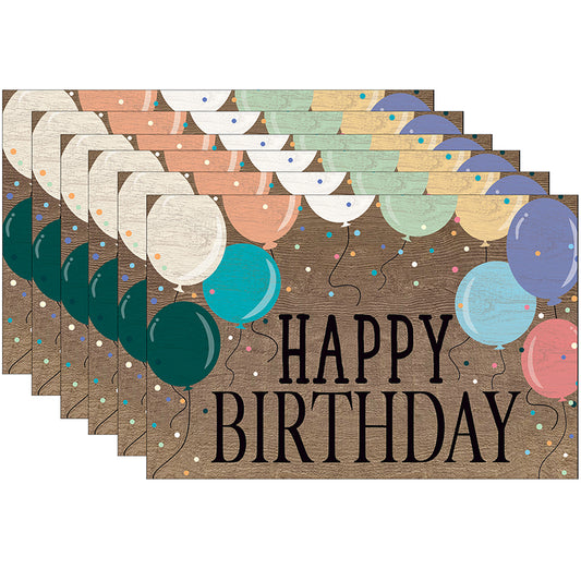 (6 PK) HAPPY BIRTHDAY POSTCARDS