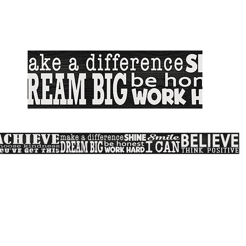 POSITIVE SAYINGS STRAIGHT BORDER