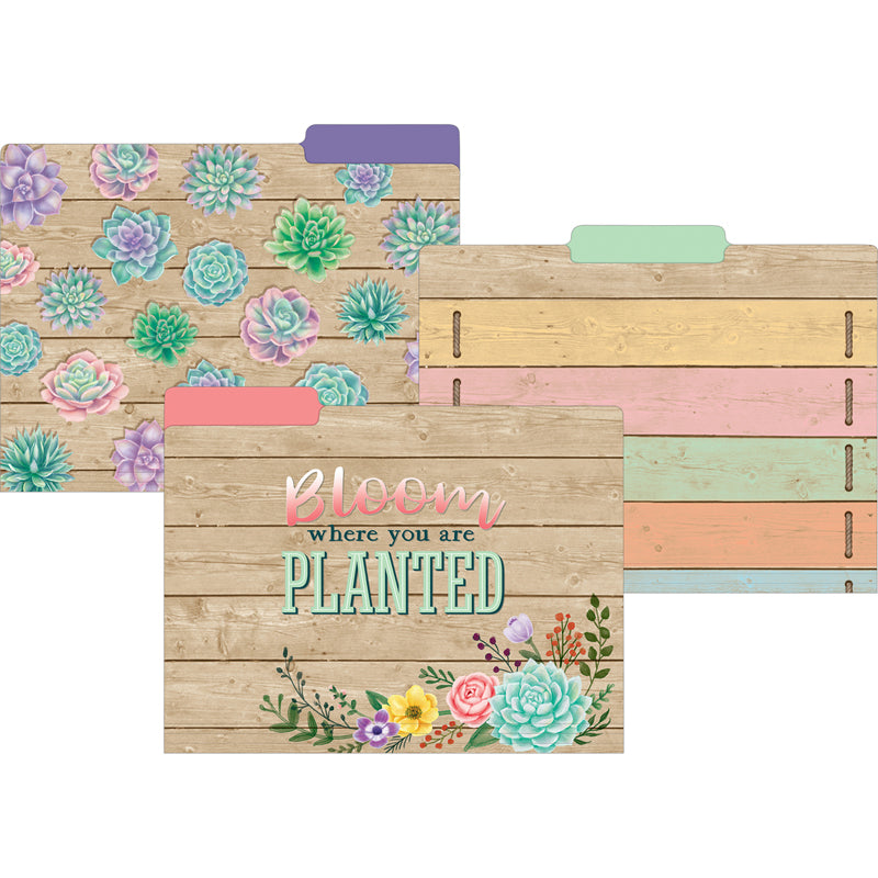 RUSTIC BLOOM FILE FOLDERS