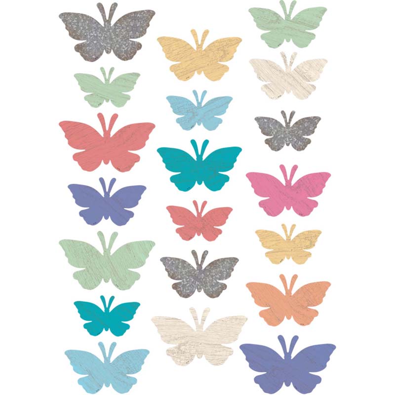 BUTTERFLIES ACCENTS ASSORTED SIZES
