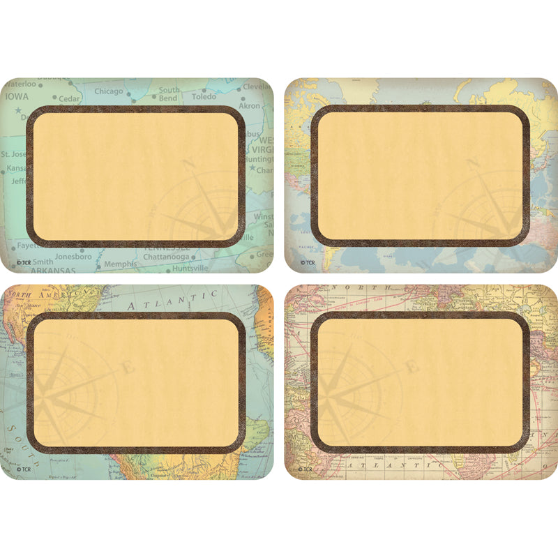 TRAVEL THE MAP NAME TAGS/LABELS