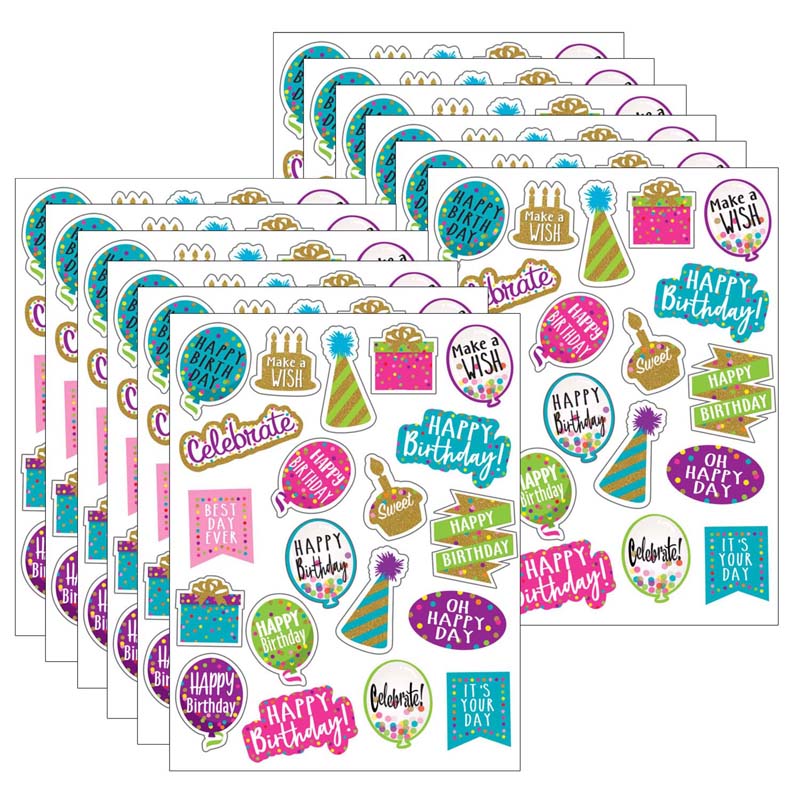 (12 PK) CONFETTI HAPPY BIRTHDAY