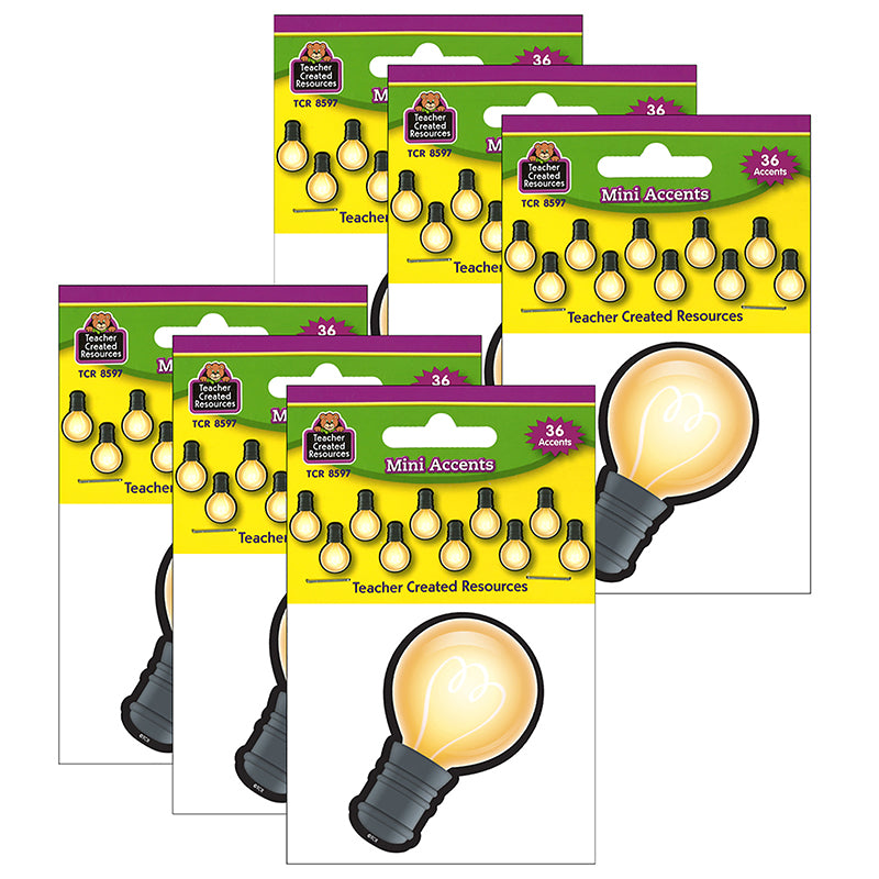 (6 PK) WHITE LIGHT BULBS MINI