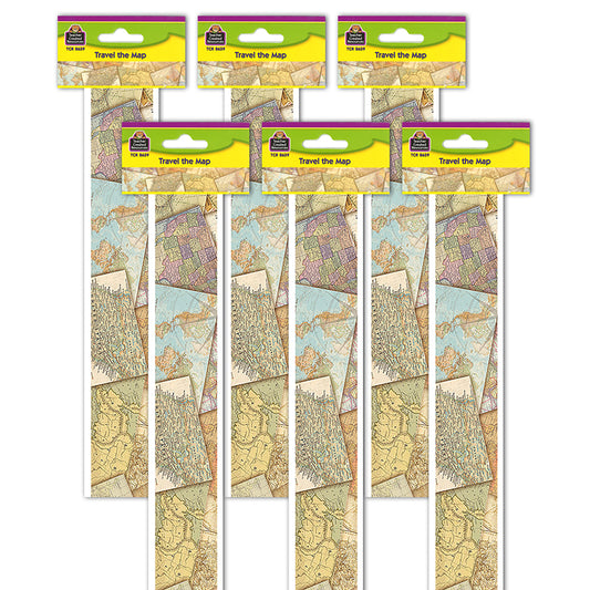 (6 PK) TRAVEL THE MAP STRAIGHT