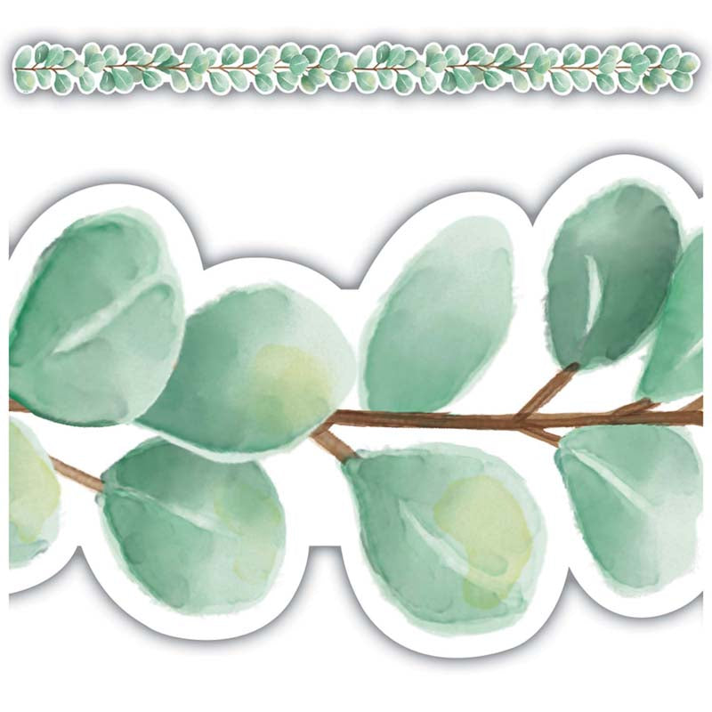 EUCALYPTUS DIE CUT BORDER TRIM