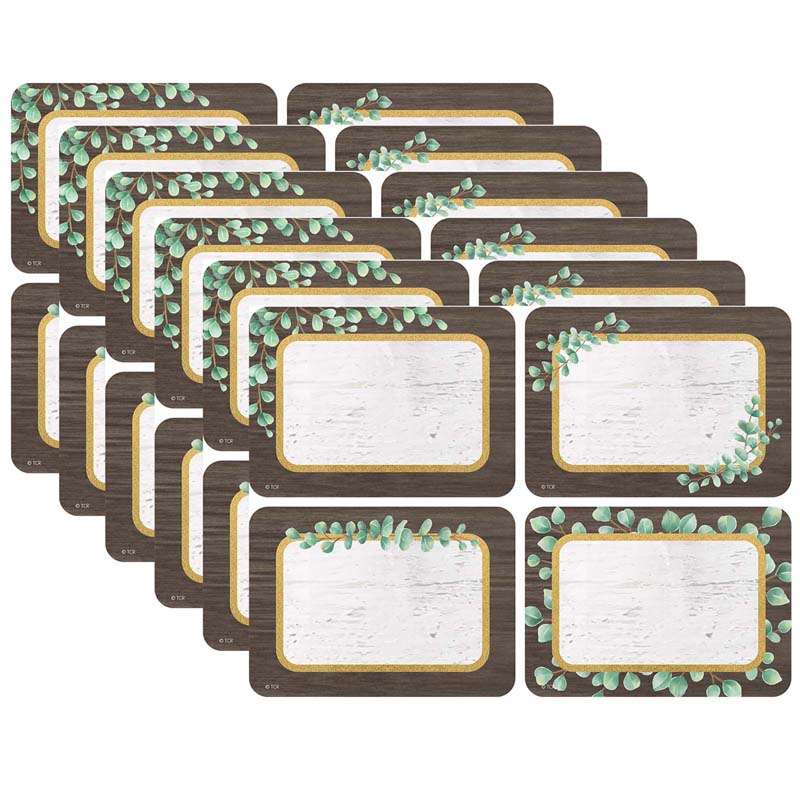 (6 PK) EUCALYPTUS NAME TAGS/LABELS