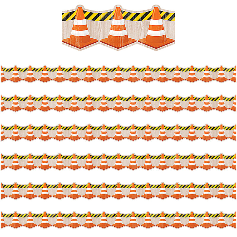 (6 PK) CONSTRUCTION CONES DIE-CUT