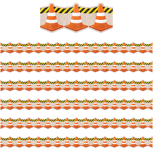 (6 PK) CONSTRUCTION CONES DIE-CUT