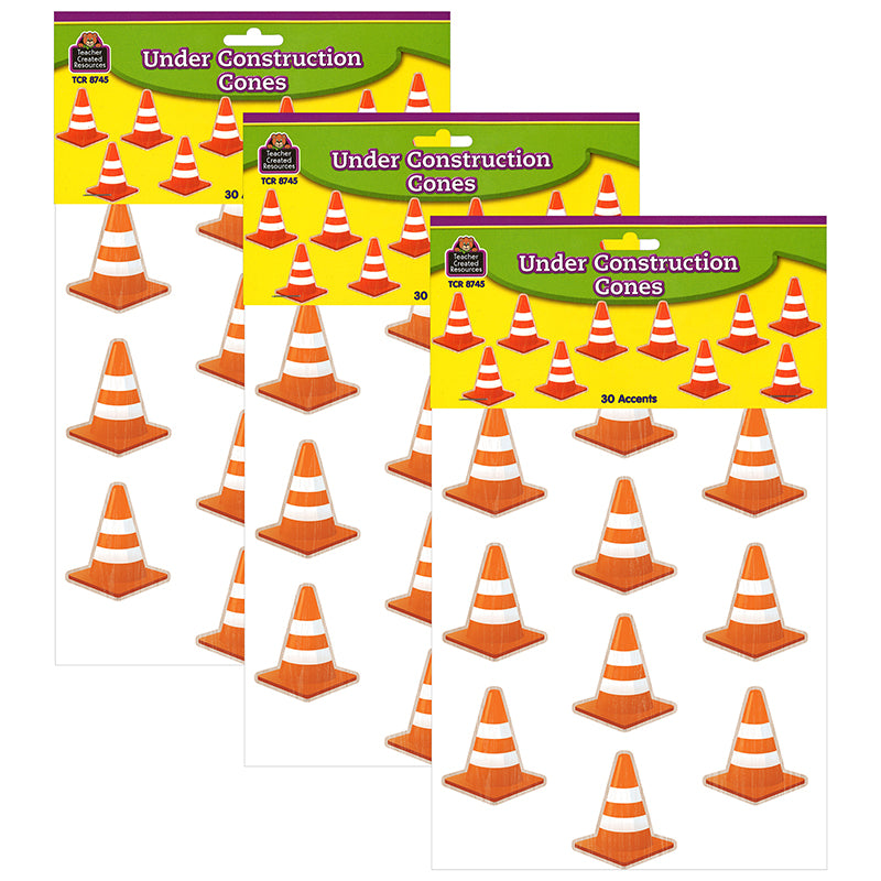 (3 PK) UNDER CONSTRUCTION CONES