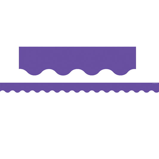 ULTRA PURPLE SCALLOPED BORDER TRIM