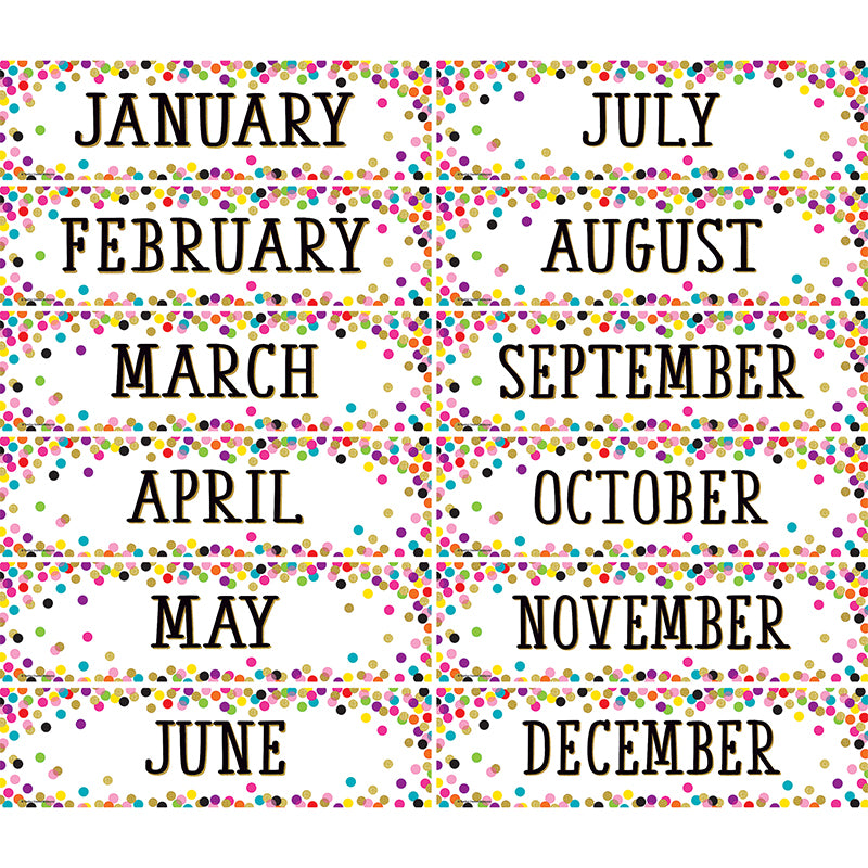 CONFETTI MONTHLY HEADLINERS