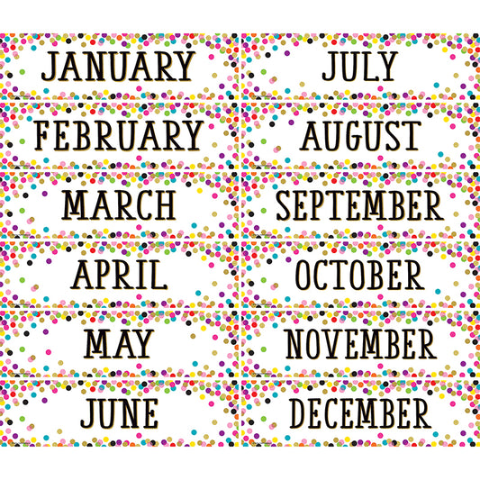 CONFETTI MONTHLY HEADLINERS