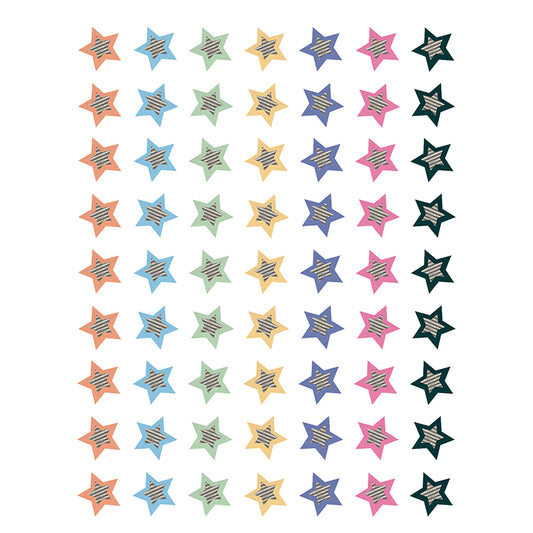 (12 PK) STARS MINI STICKERS