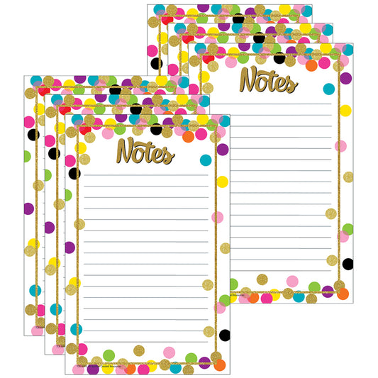 (6 EA) CONFETTI NOTEPAD