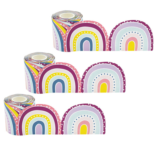 (3 PK) OH HAPPY DAY RAINBOWS ROLLED