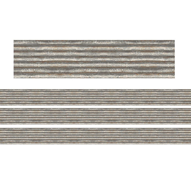 (3 PK) CORRUGATED METAL STRAIGHT