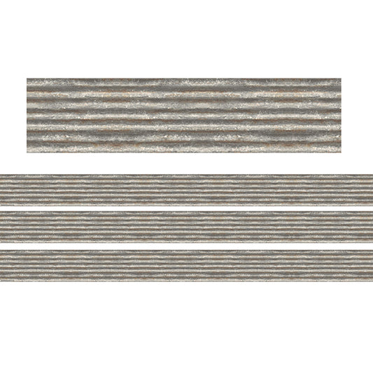 (3 PK) CORRUGATED METAL STRAIGHT