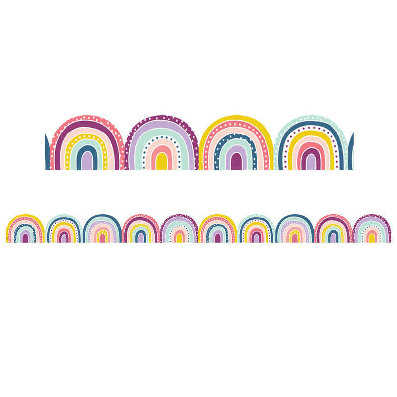 OH HAPPY DAY RAINBOWS DIE-CUT BORDR