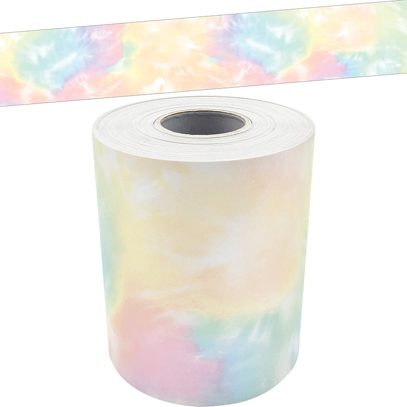 PASTEL POP TIE-DYE ROLLED BORDER