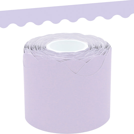 LAVENDER SCALLOPED ROLLED BORDER