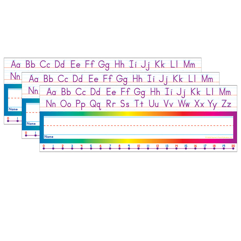 (3 PK) ALPHABET & NUMBER LINE