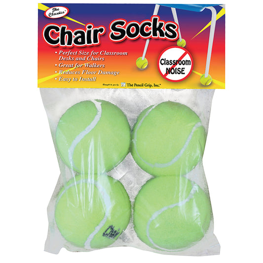 CHAIR SOCKS YELLOW 4PK