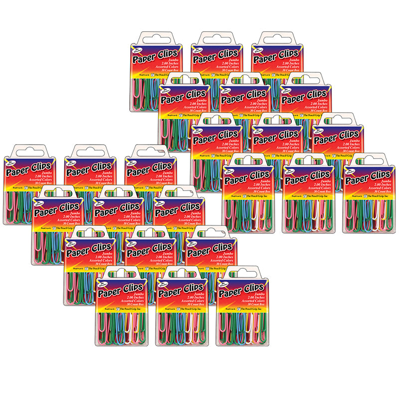 (24 BX) JUMBO PAPER CLIP ASSORTED