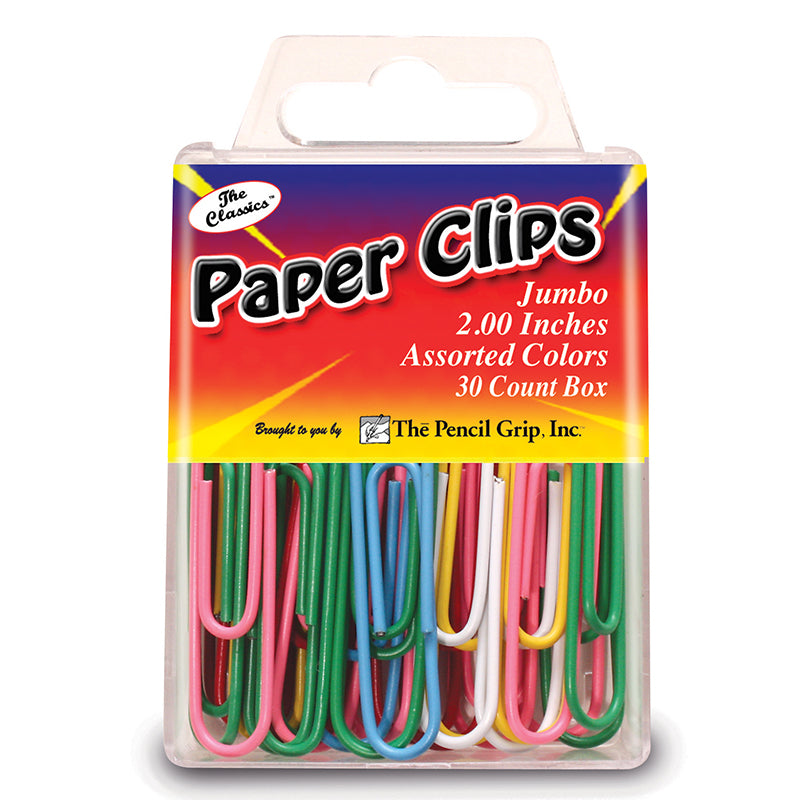 JUMBO PAPER CLIP ASSORTED COLORS