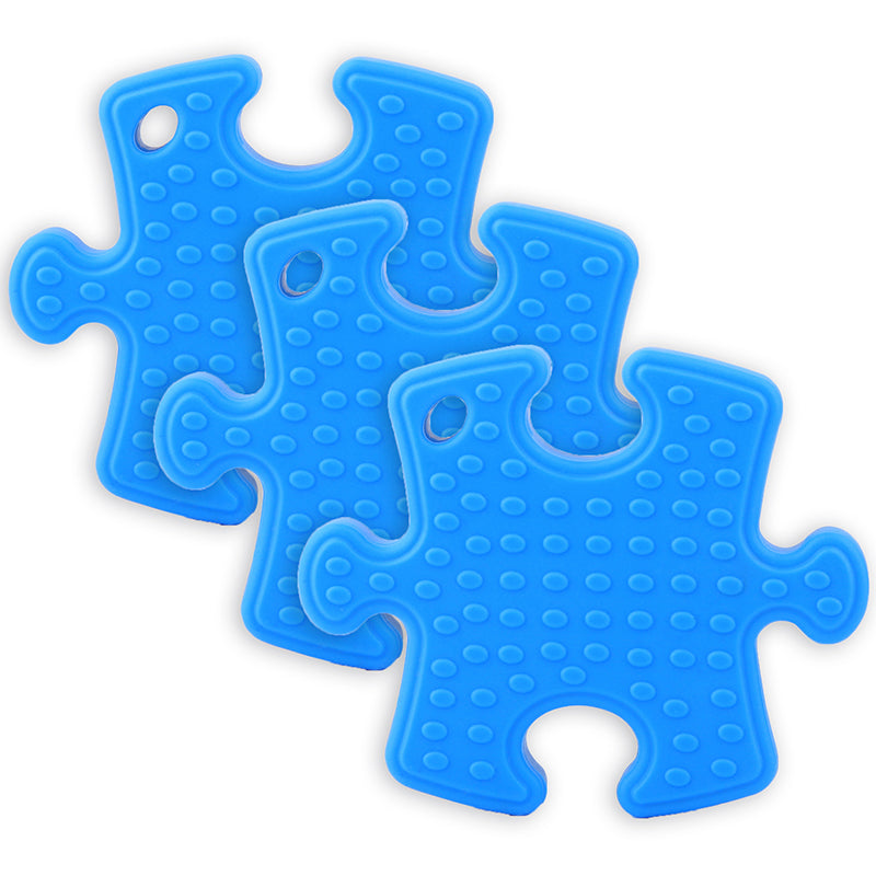 (3 EA) PUZZLE PIECE TEETHER