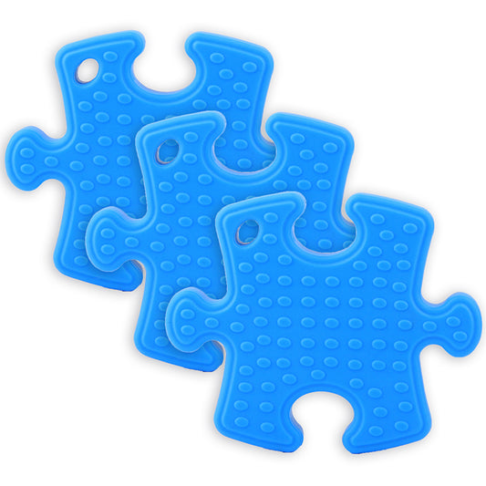 (3 EA) PUZZLE PIECE TEETHER