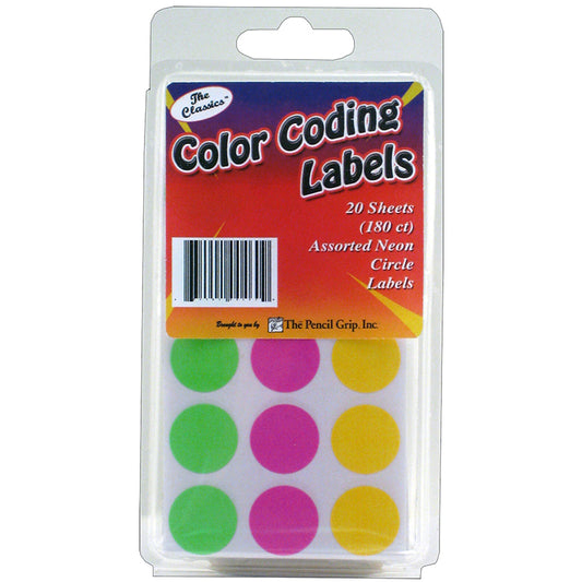 NEON CIRCLE LABELS