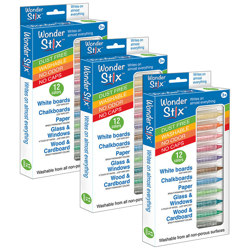 (3 PK) WONDER STIX 12 PACK