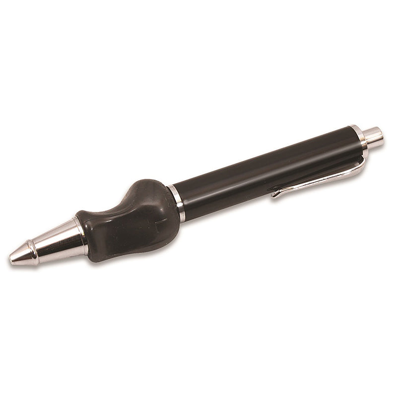 HEAVYWEIGHT PEN W/PENCIL GRIP BLK