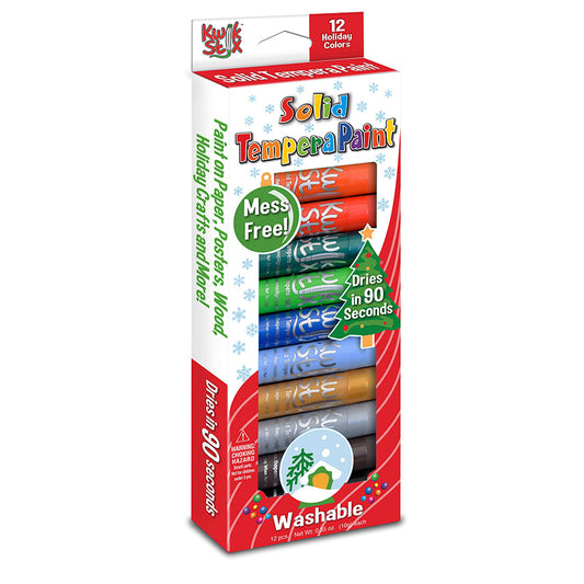 6 SETS KWIK STIX XMAS 12 COLORS