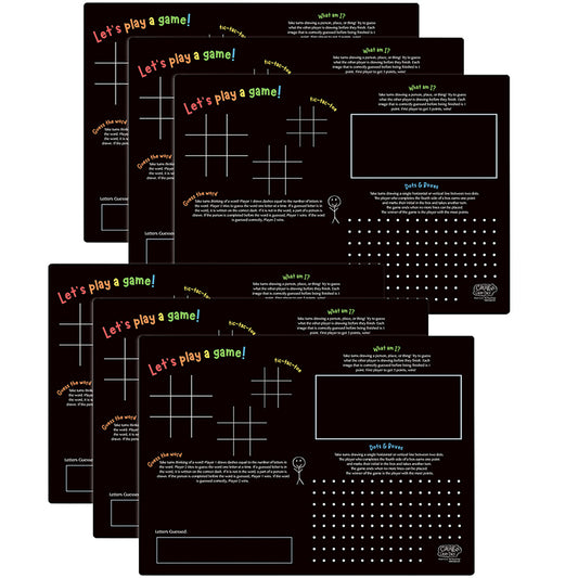 6PK GAMES ACTIVITY PLAYMAT