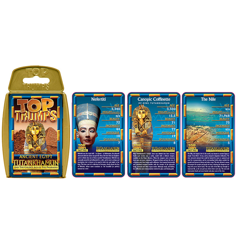 ANCIENT EGYPT TOP TRUMPS CARD GAME