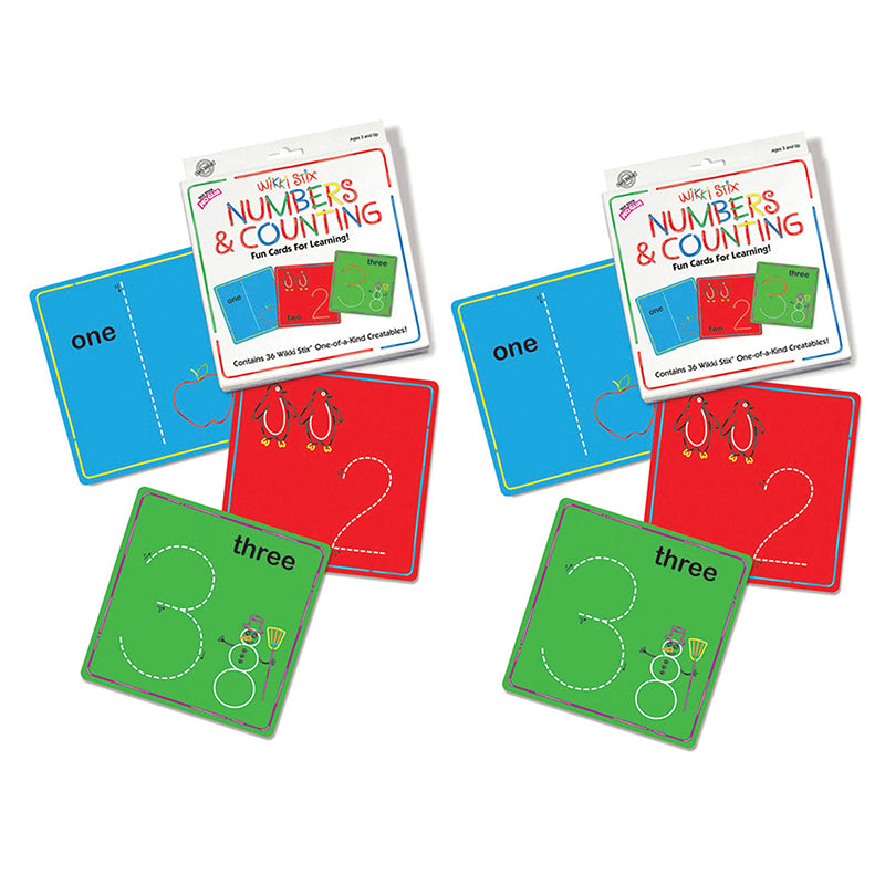 (2 EA) WIKKI STIX NUMBERS & COUNTIN