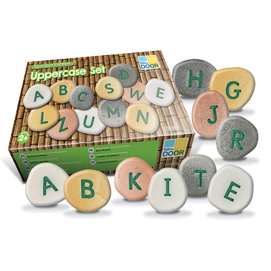 UPPERCASE ALPHABET PEBBLES