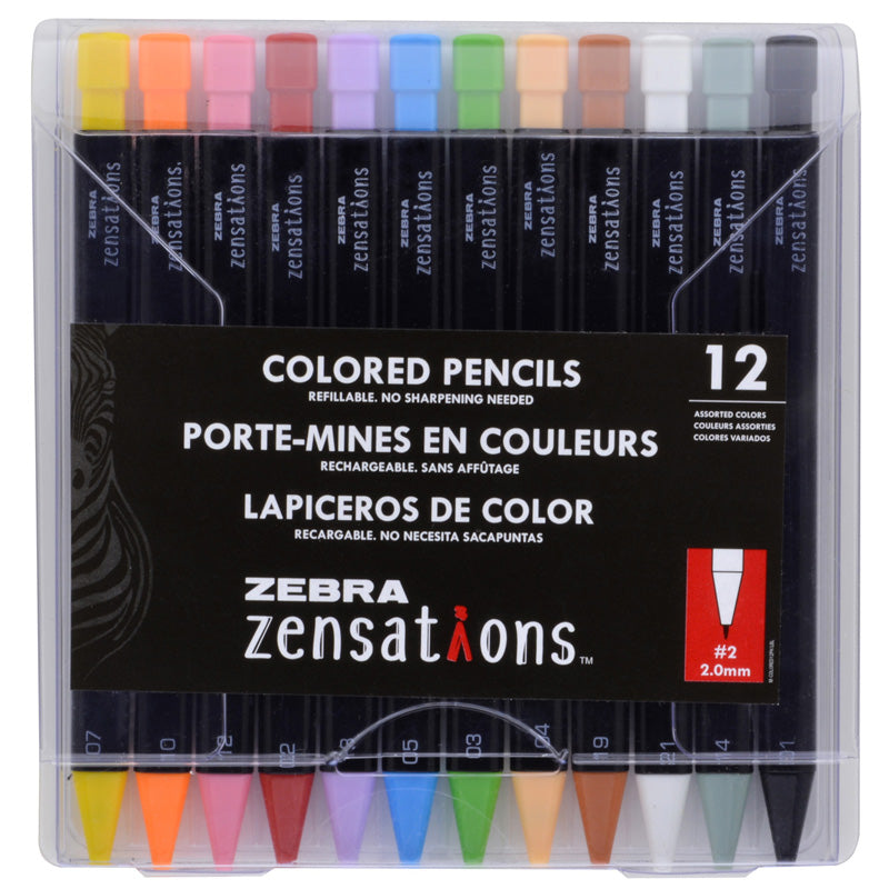 REFILL MECHANICAL COLRD PENCLS 12PK