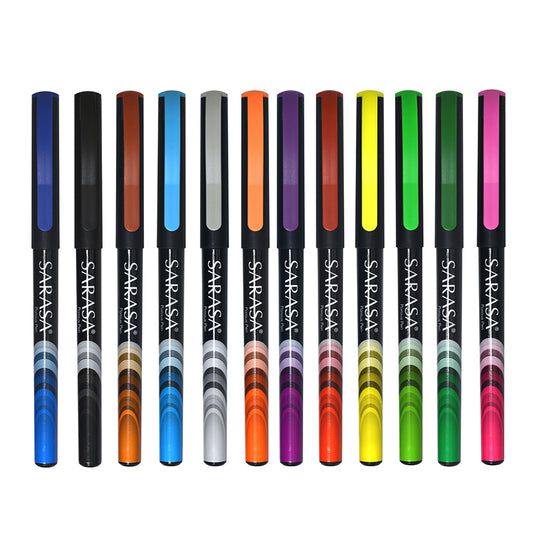 ZEBRA SARASA FINELINE PEN ASST 12PK