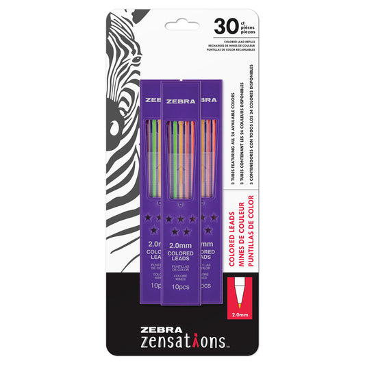 ASSRTD COLOR LEAD REFILLS PACK OF 3